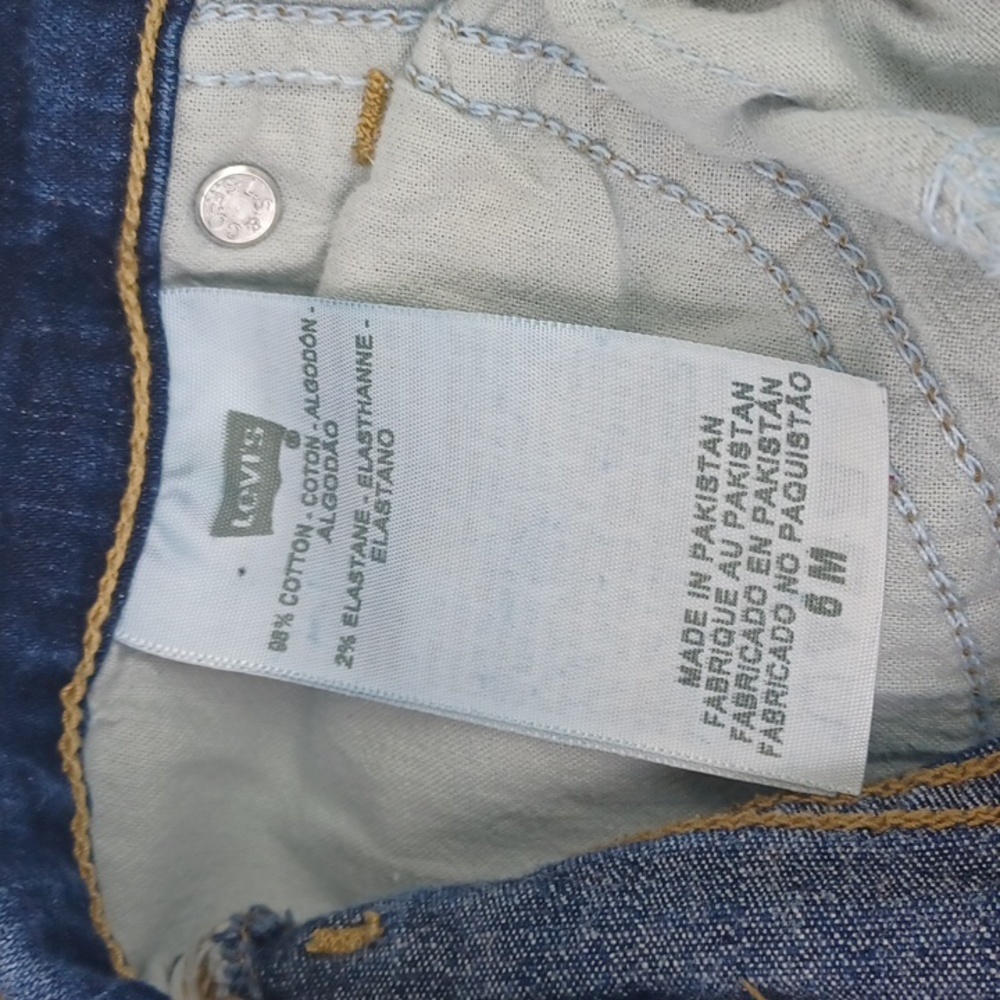♥️Bundle Only♥️ LEVI'S 512 SLIMMING BOOTCUT STRETCH JEANS SZ 6M - Picture 10 of 11